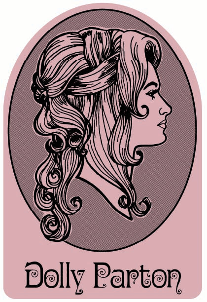 [STICKER] | Dolly Parton - Illustrated