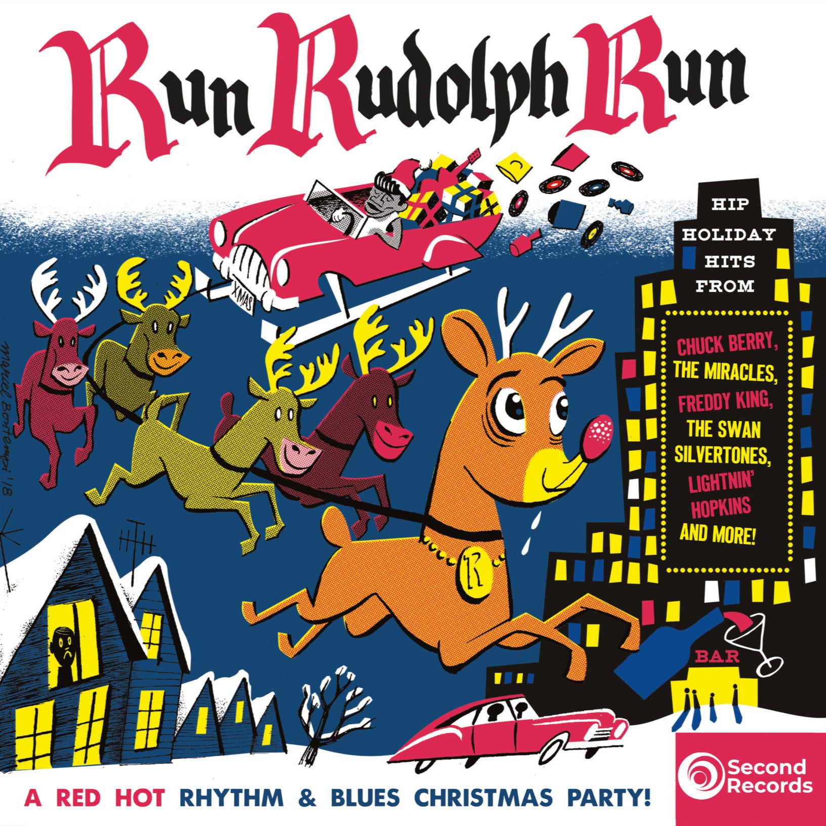 Various Artists - Run Rudolph Run (Yellow Vinyl)