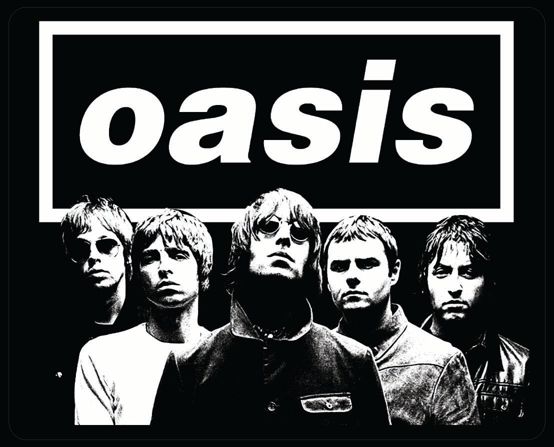 [STICKER] | Oasis - White Ink