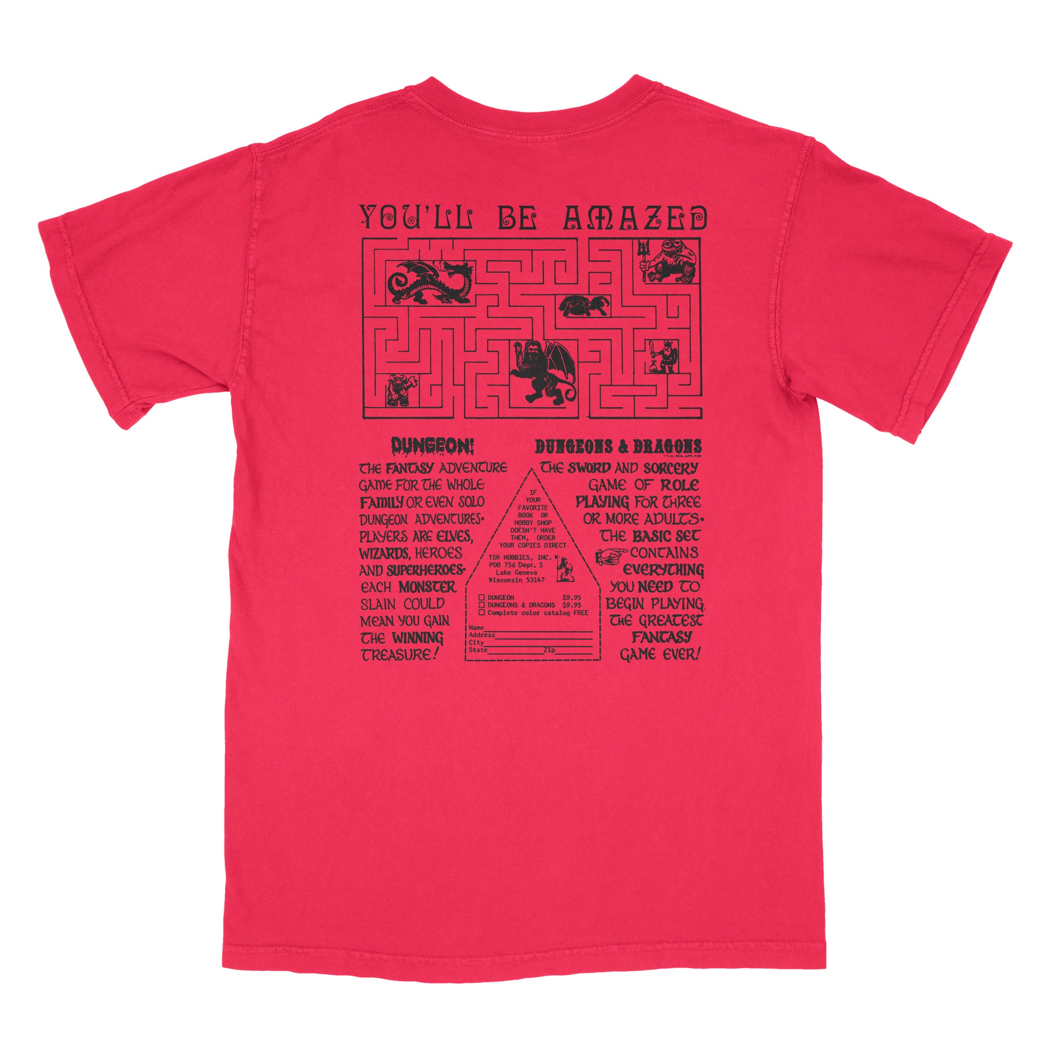 T-Shirt | Dungeons & Dragons - Front+Back